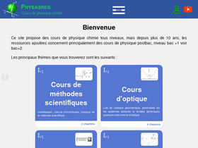 'physagreg.fr' screenshot