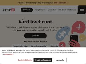 'doktor24.se' screenshot