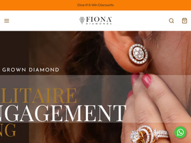 fiona Diamonds website screenshot