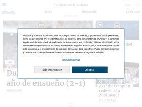 'noticiasdegipuzkoa.eus' screenshot