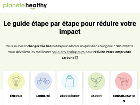 'planetehealthy.com' screenshot