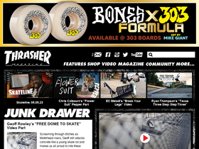 'thrashermagazine.com' screenshot