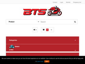 'biketeile-service.de' screenshot