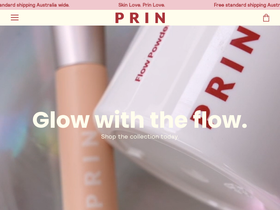 prinskincare.com homepage screenshot