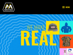 'merchtable.com' screenshot