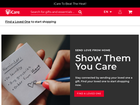 'icaregifts.com' screenshot