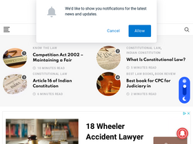 'sociallawstoday.com' screenshot