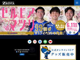 'zelvia.co.jp' screenshot