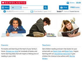 'scholastic.co.uk' screenshot