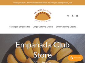 empanadaclubme.com homepage screenshot