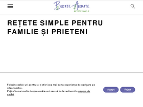 'bucate-aromate.ro' screenshot