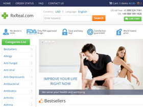 'rxreal.com' screenshot