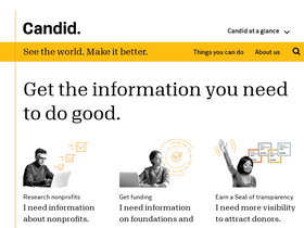 'foundationcenter.org' screenshot