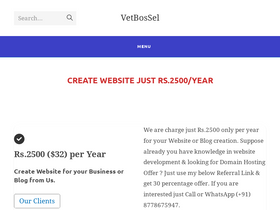 'vetbossel.in' screenshot