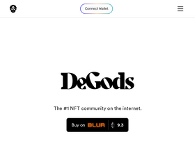 'degods.com' screenshot