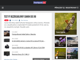 'fotoaparat.cz' screenshot