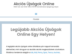 'akciosujsag.info.hu' screenshot