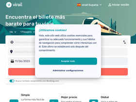 'virail.es' screenshot