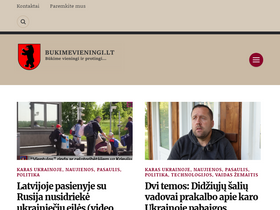 'bukimevieningi.lt' screenshot