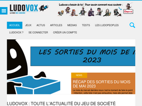 'ludovox.fr' screenshot