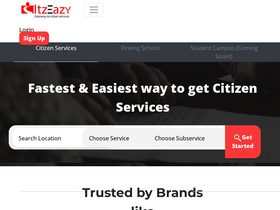 'itzeazy.in' screenshot
