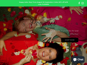 pomaresstolenperfume.com homepage screenshot