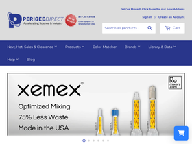 perigeedirect.com homepage screenshot