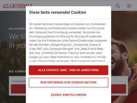 'generali.at' screenshot