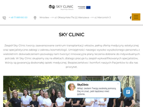 'skyclinic.pl' screenshot