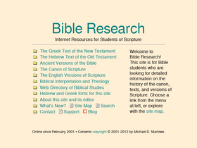 'bible-researcher.com' screenshot