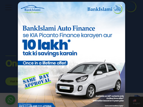 'bankislami.com.pk' screenshot