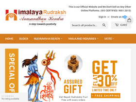 'himalayarudraksh.online' screenshot
