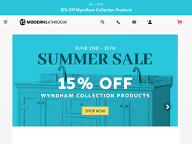 'modernbathroom.com' screenshot