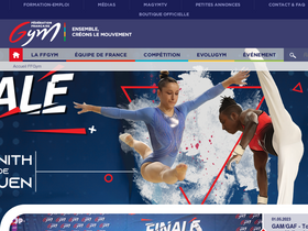 'ffgym.fr' screenshot