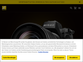 'nikon.de' screenshot