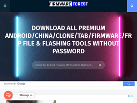 'firmwareforest.com' screenshot