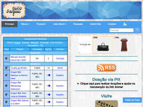 'infoanime.com.br' screenshot