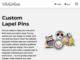 'vivipins.com' screenshot