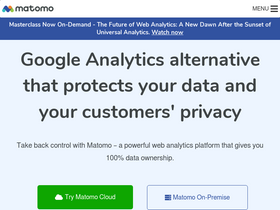 'matomo.org' screenshot