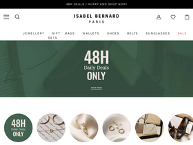 'isabelbernard.com' screenshot