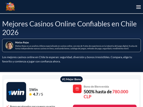 chiletopia.com homepage screenshot