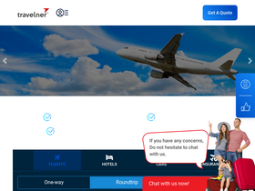 'travelner.com' screenshot
