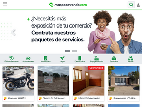 'maspocovendo.com' screenshot