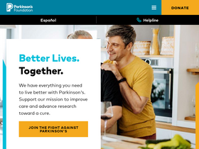 'parkinson.org' screenshot