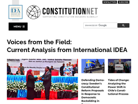'constitutionnet.org' screenshot