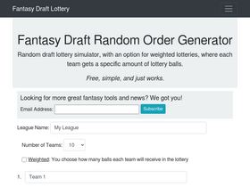 fantasydraftlottery.com