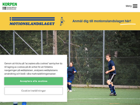 'korpen.se' screenshot