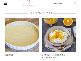 'louisesmadblog.dk' screenshot