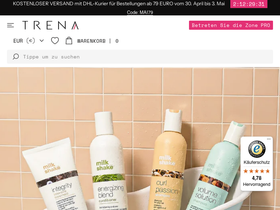 e-trena.de homepage screenshot