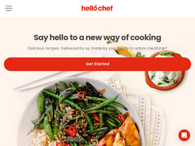 'hellochef.me' screenshot